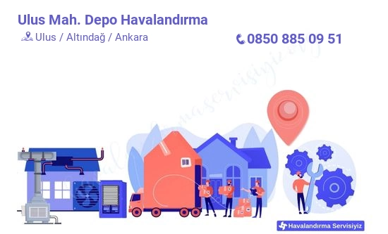 Ulus depo havalandırma sistemleri imalat firması iletişim bilgileri