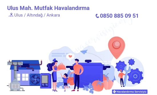 Ulus mutfak havalandırma sistemleri imalat firması iletişim bilgileri