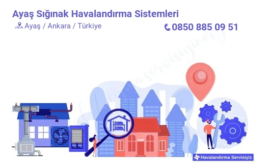 Ayaş sığınak havalandırma sistemleri servisi iletişim bilgileri