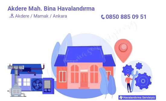 Akdere bina havalandırma sistemleri imalat firması iletişim bilgileri