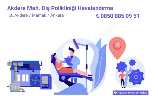 Akdere diş polikliniği havalandırma sistemleri imalat firması iletişim bilgileri