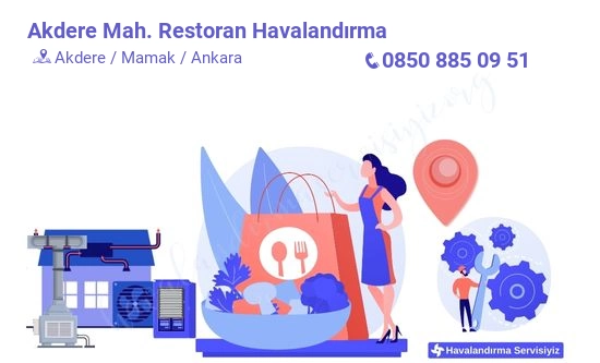 Akdere restoran havalandırma sistemleri imalat firması iletişim bilgileri