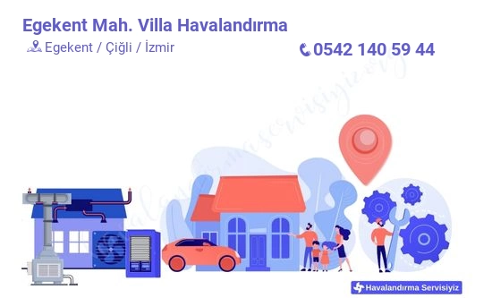 Egekent villa havalandırma sistemleri imalat firması iletişim bilgileri