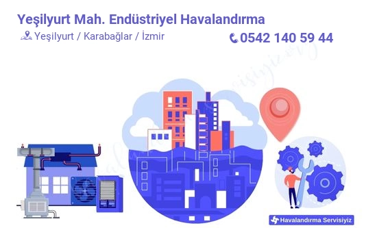 Yeşilyurt endüstriyel havalandırma sistemleri imalat firması iletişim bilgileri
