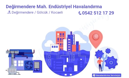 Değirmendere endüstriyel havalandırma sistemleri imalat firması iletişim bilgileri