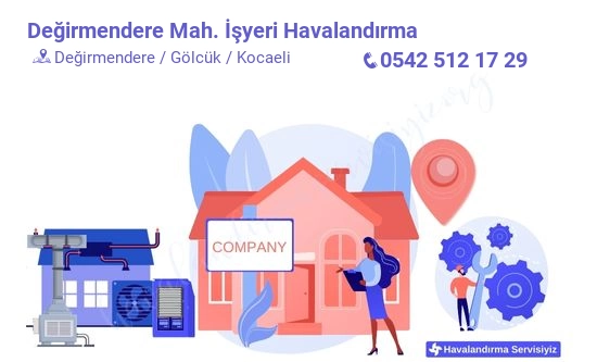 Değirmendere işyeri havalandırma sistemleri imalat firması iletişim bilgileri