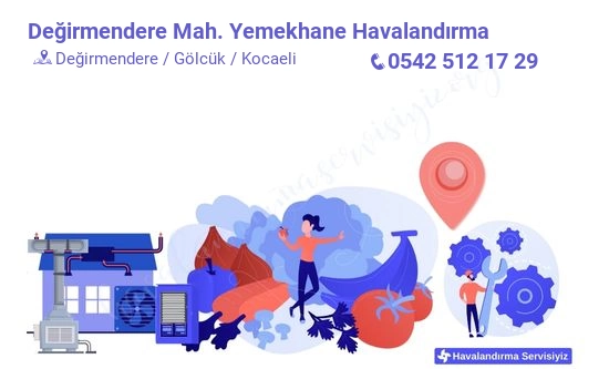 Değirmendere yemekhane havalandırma sistemleri imalat firması iletişim bilgileri