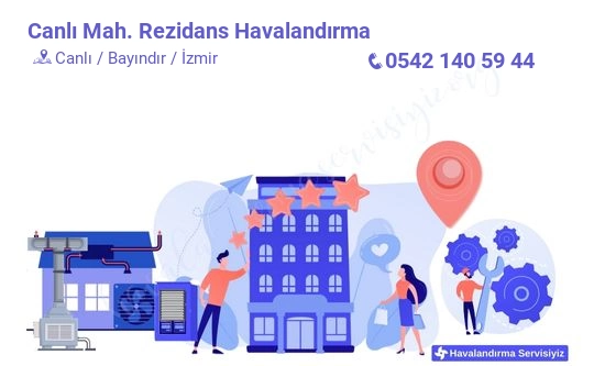 Canlı rezidans havalandırma sistemleri imalat firması iletişim bilgileri