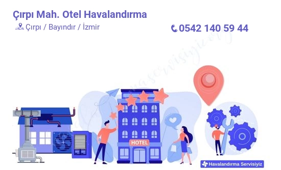 Çırpı otel havalandırma sistemleri imalat firması iletişim bilgileri